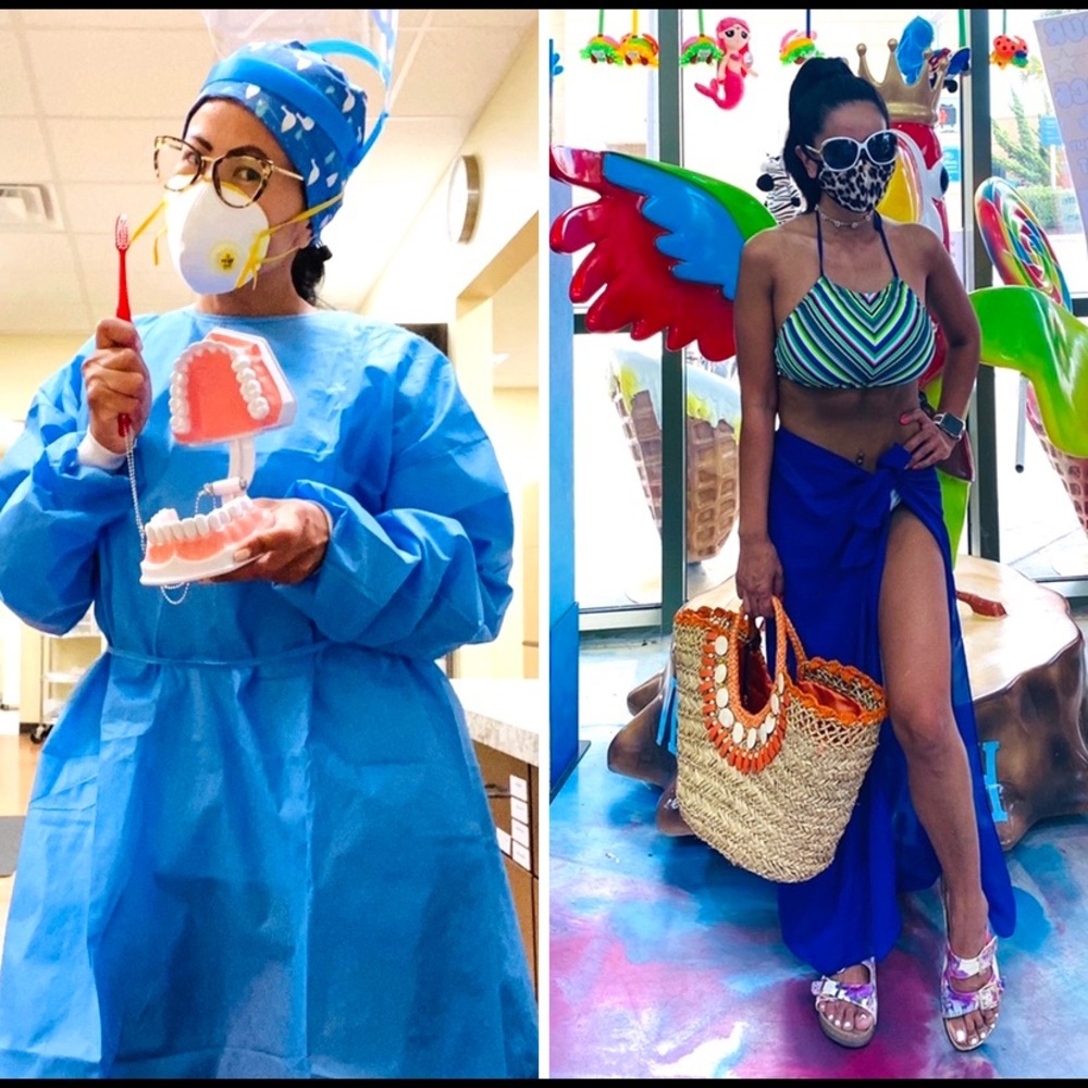 Life with mask.